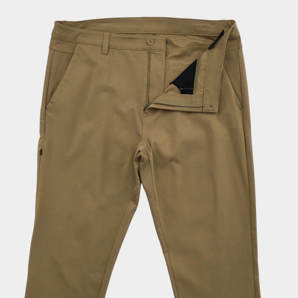 BYLT‎ Premium Basics Mens Everyday Pant Khaki Tan Stretch Chino Trousers Size 38
